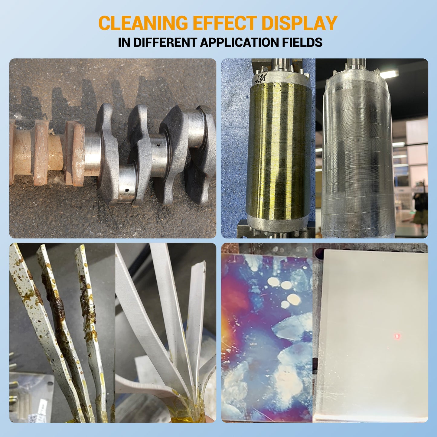 SFX AGC 300/500W High-Precision Pulsed Laser Cleaner with IoT Smart Interconnection Portable Laser Cleaneing for rust/oil stain/coating/paint removal