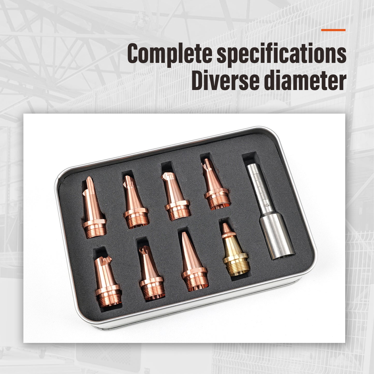 SFX Laser Welder Nozzle Tip Kit Copper Nozzles for Portable Laser Welding Gun Laser Welder