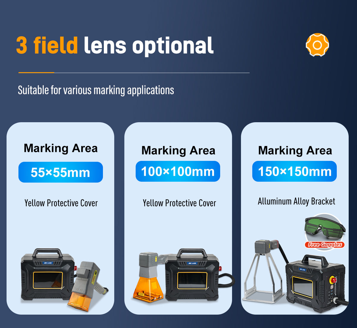 SFX 60W Laser Engraver Handheld Laser Marking Machine for 100×100mm Working Area 90/240V Portable Laser Marker for Metal, Wood
