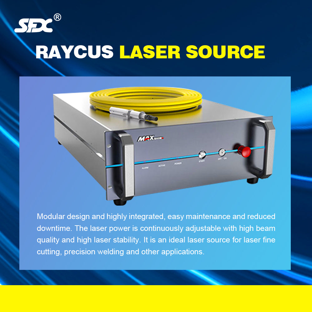 SFX 1KW/1.5K/2KW Fiber Laser Cutting Machine 900x1300mm for SS Metal Cutting Metal Cutter Plate Sheet with CE
