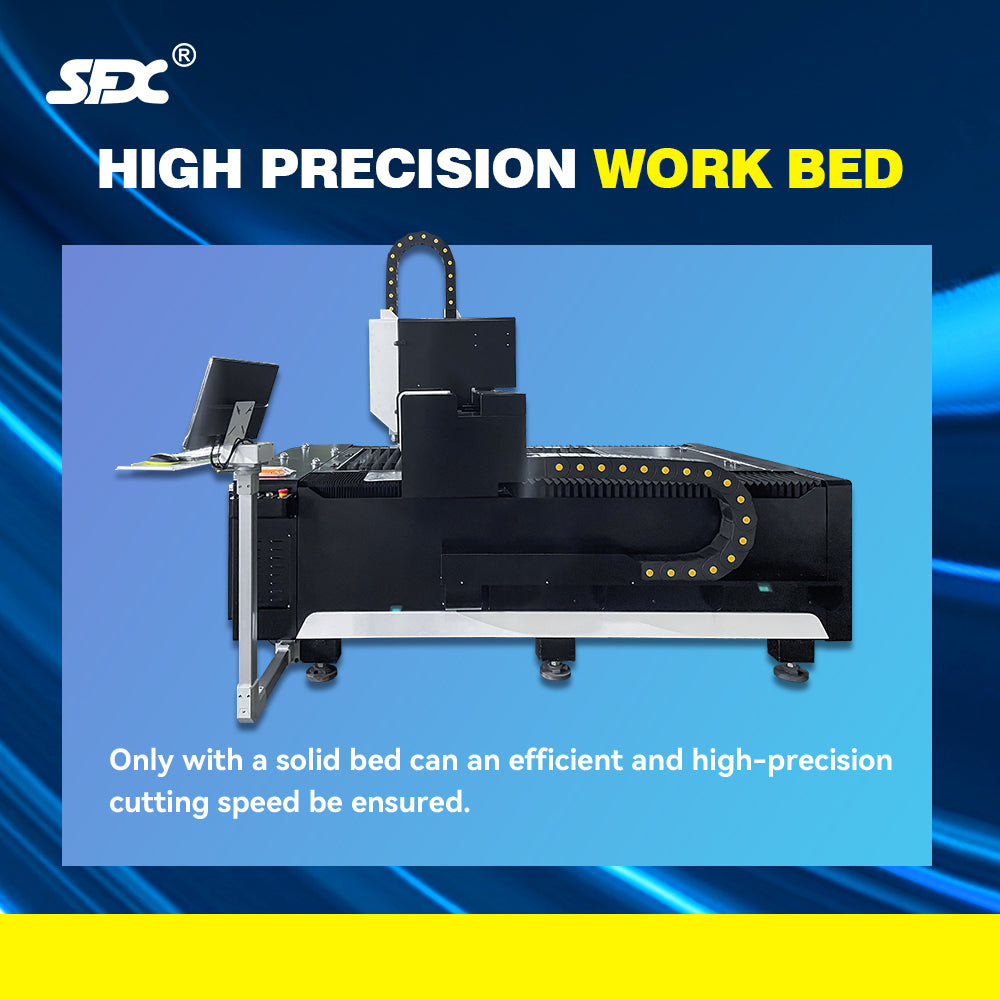 SFX 1KW/1.5K/2KW Fiber Laser Cutting Machine 900x1300mm for SS Metal Cutting Metal Cutter Plate Sheet with CE