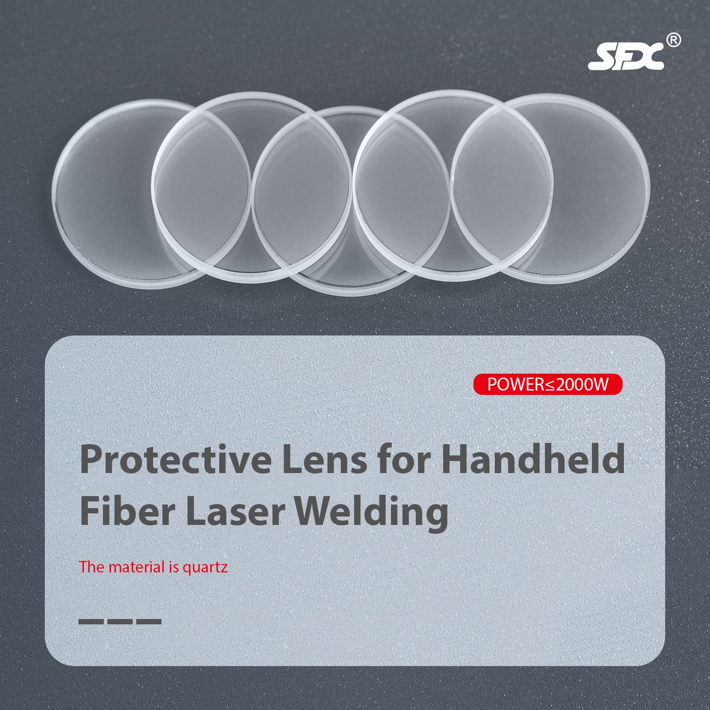 Protective Lens for 1500W/2000W Handheld Fiber Laser Welding Machine