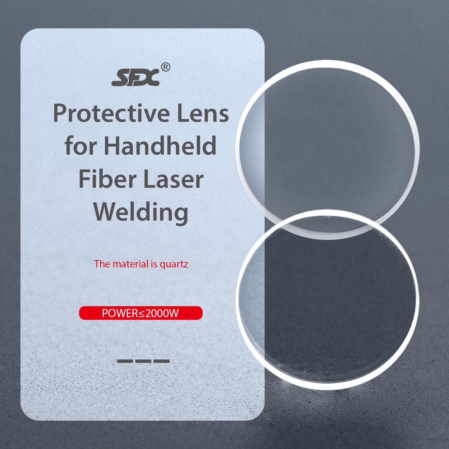 Protective Lens for 1500W/2000W Handheld Fiber Laser Welding Machine