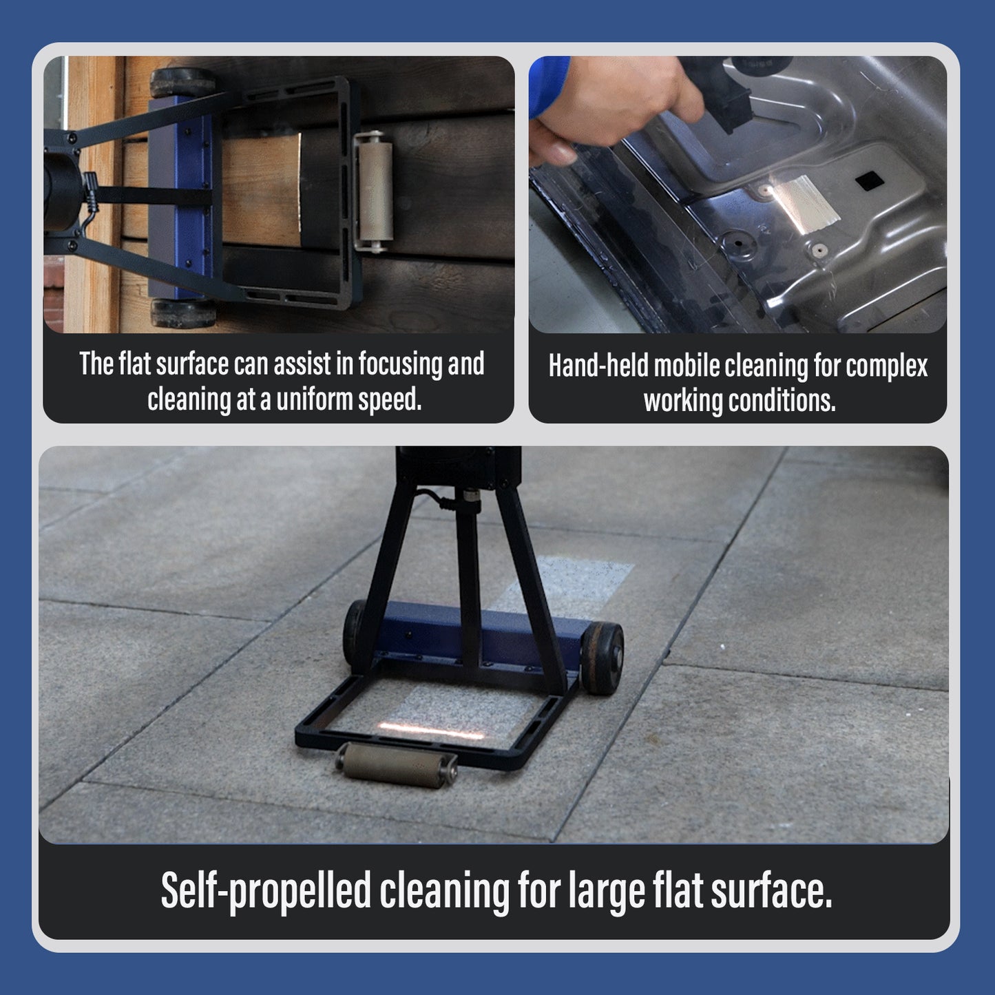 SFX AGC 300/500W High-Precision Pulsed Laser Cleaner with IoT Smart Interconnection Portable Laser Cleaneing for rust/oil stain/coating/paint removal