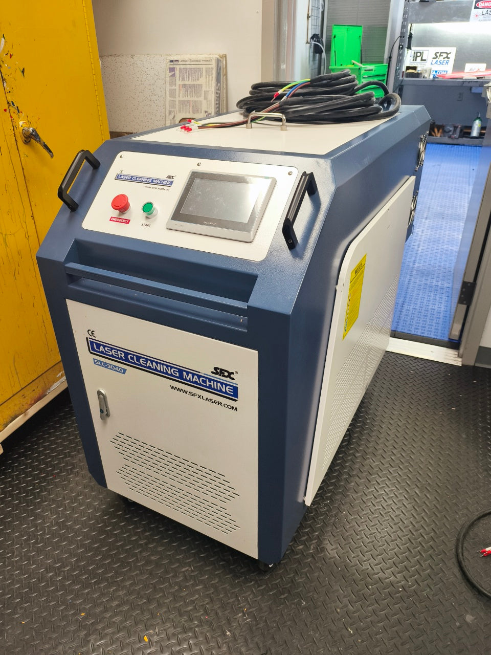 US Stock SFX 90% New SLC 1500W 2000W Laser Cleaning Machine Laser Rust Remover with IoT Laser Cleaner for Coating Painting Oil