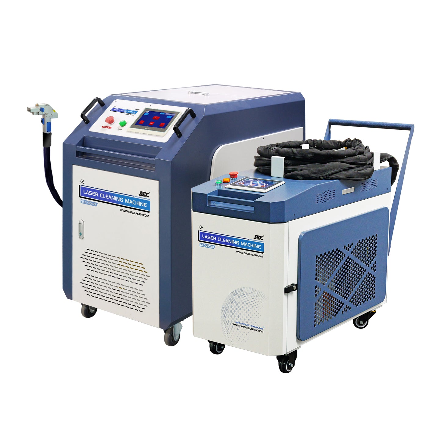 SFX 1500W 2000W 3000W 400mm Scan Laser Cleaning Machine Laser Rust Remover with IoT Laser Cleaner for Coating Painting Oil