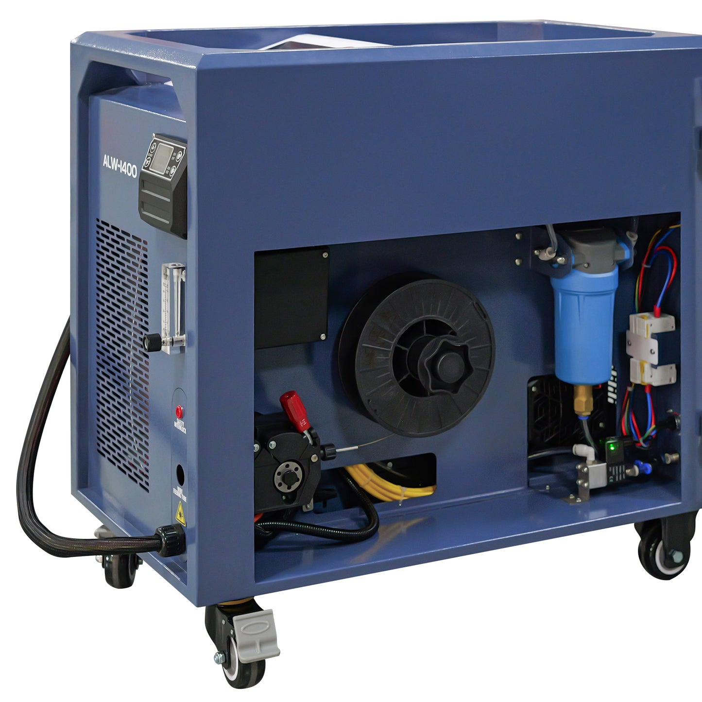 ALW-1400 USED Self-generated Gas Laser Welder Air-Cooled Fiber Laser Welding Machine with Integrated Welding and Weldseam Cleaning for Stainless Steel