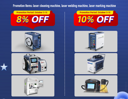 SFX October Laser Tech Sale: 8%–10% Off Cleaning, Welding & Marking Machines!