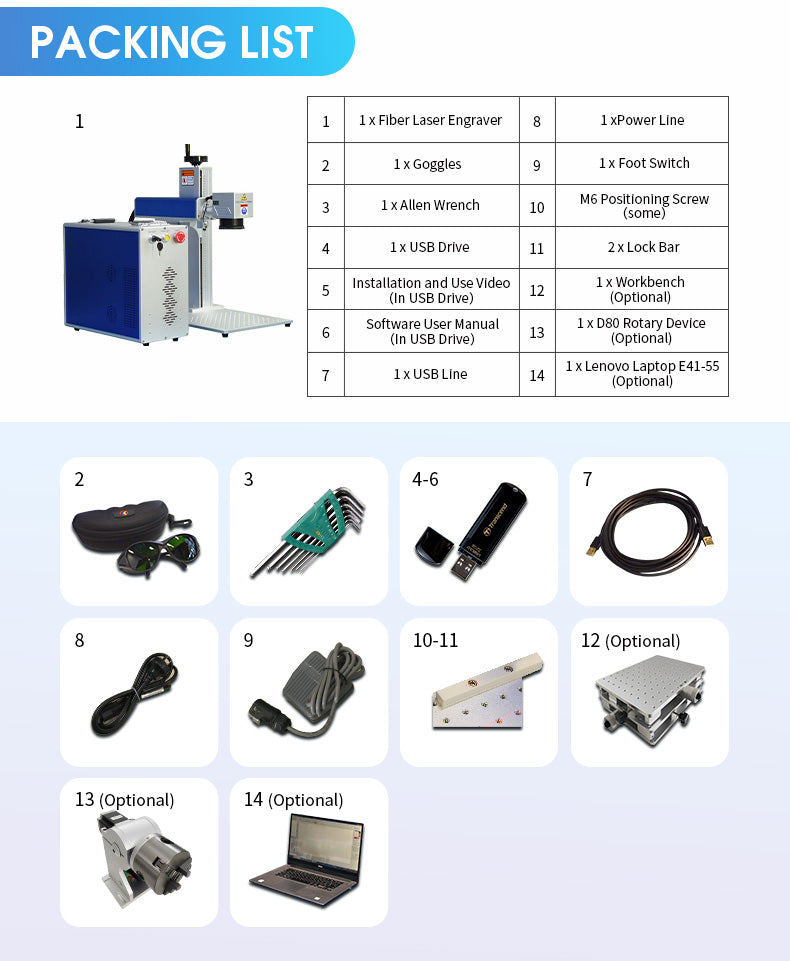 SFX Split 100W MOPA M7 EZCAD2.0 Fiber Laser Engraver Metal Deep Engraving Stainless Steel Color Marking Machine Lens Optional