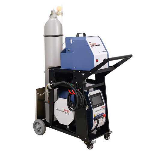 SFX 1200W Air Cooled Laser Welder 2-in-1 Handheld Laser Welding Machine Beam Cleaner with Auto Wire Feeder for Metal Stainless Steel Aluminum Brass