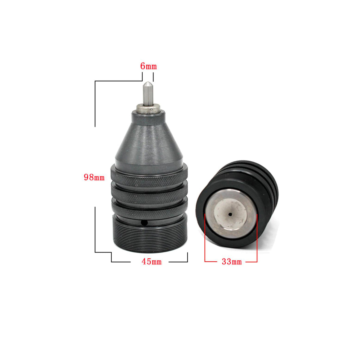 SFX Carbide 1/2/2.5/3/6mm Pneumatic Marking Needle High Hardness Long Lifespan for SFX Pneumatic Marking Machine Marking on Metals or Hard Non-Metal Materials