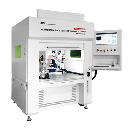 Dual-station Fully Enclosed Platform Automatic Laser Welding Machine Precision Fiber Welding Machine Automatic Welding