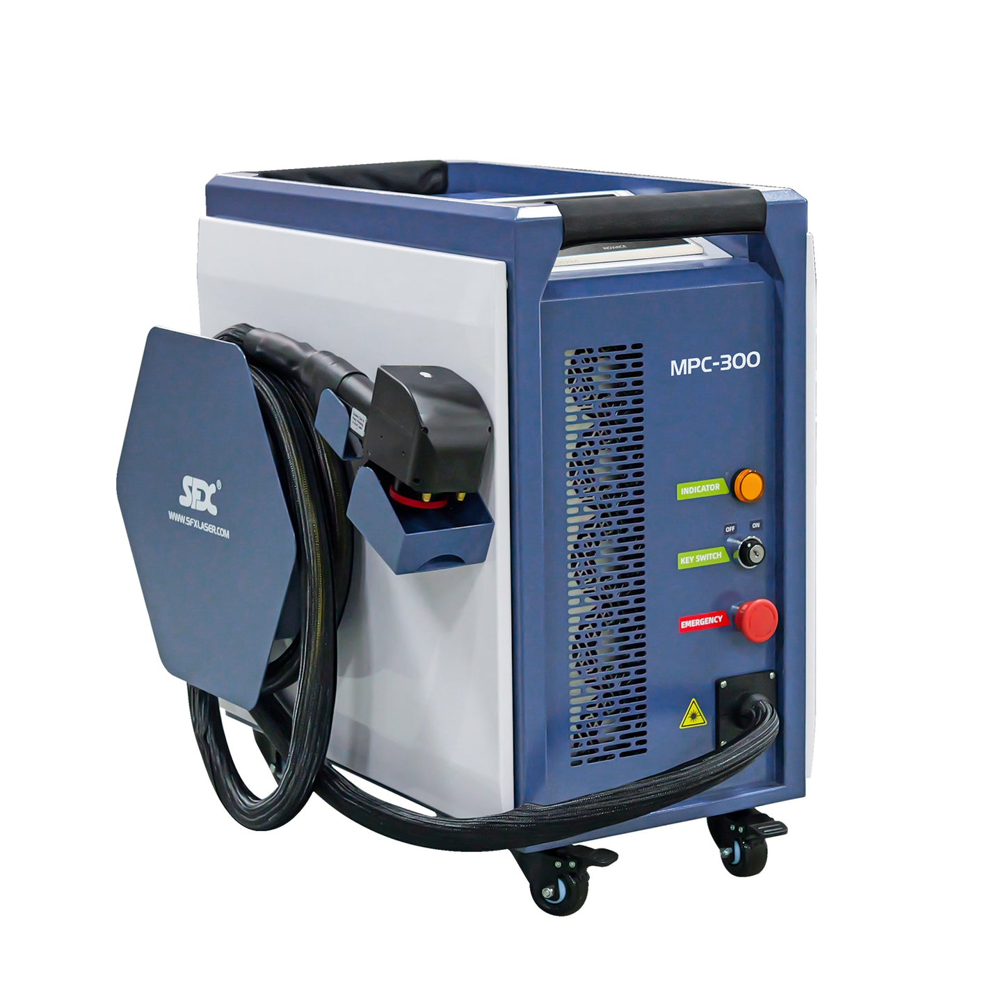 SFX MPC 200/300W Laser Cleaning Machine for Molds and Metals with Smart Remote Control, Anti-Reflection, Industrial Mold Cleaner