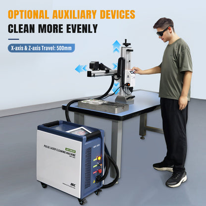 SFX MPC 200/300W Laser Cleaning Machine for Molds and Metals with Smart Remote Control, Anti-Reflection, Industrial Mold Cleaner