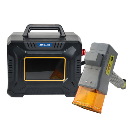 SFX 60W Laser Engraver Handheld Laser Marking Machine for 100×100mm Working Area 90/240V Portable Laser Marker for Metal, Wood