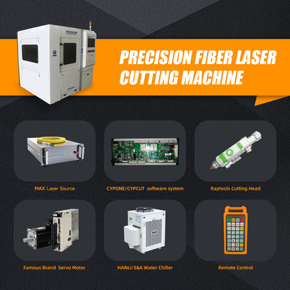 SFX 1KW-3KW Small Fiber Laser Cutting Machine Mini Size 6080 Raycus Laser Cutter 600x800mm for SS Carbon Steel Aluminum Sheet Metal Cutting