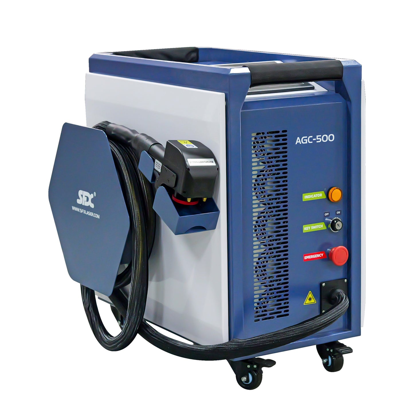 SFX 300W 500W Pulse Laser Cleaning Machine Air-Cooled Laser Rust Removal for Oil Rust Paint