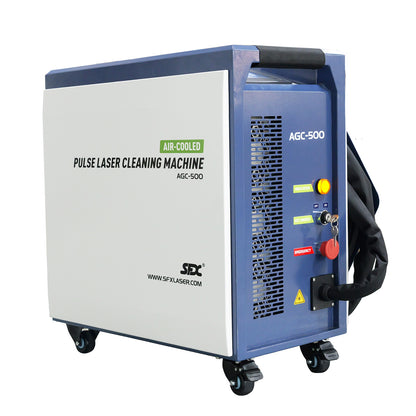 SFX AGC 300/500W  High-Precision Pulsed Laser Cleaner with IoT Smart Interconnection Portable Laser Cleaneing for rust/oil stain/coating/paint removal