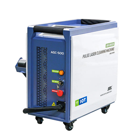 SFX AGC 300/500W Pulsed Laser Cleaner with IoT Smart Interconnection Portable Laser Cleaneing for rust/oil stain/coating/paint removal