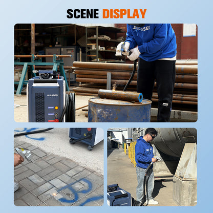 SFX ALC 1500W Laser Cleaning Machine with 250mm Wide Beam, Smart Control, No Consumables