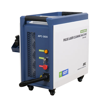SFX Laser APC Pulsed Laser Cleaning Machine Air-Cooled Laser Rust Removal for Wood Metal