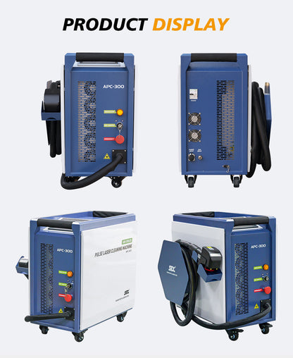 SFX Laser APC-300 Pulsed Laser Cleaning Machine Air-Cooled Laser Rust Removal for Wood Metal