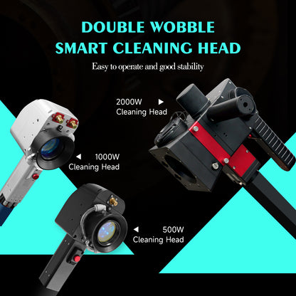 SFX BPC 500W 1000W 2000W Handheld Pulsed Laser Rust Removal for Metal/Wood Oil Painting Coating