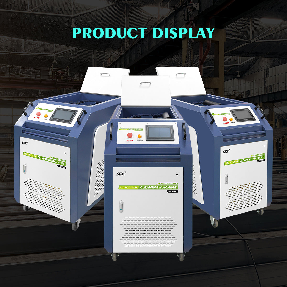 SFX USED BPC 300W Handheld Pulsed Laser Rust Removal for Metal/Wood Oil Painting Coating