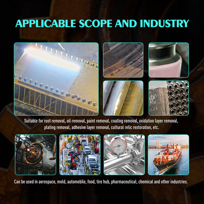 SFX USED BPC 300W Handheld Pulsed Laser Rust Removal for Metal/Wood Oil Painting Coating