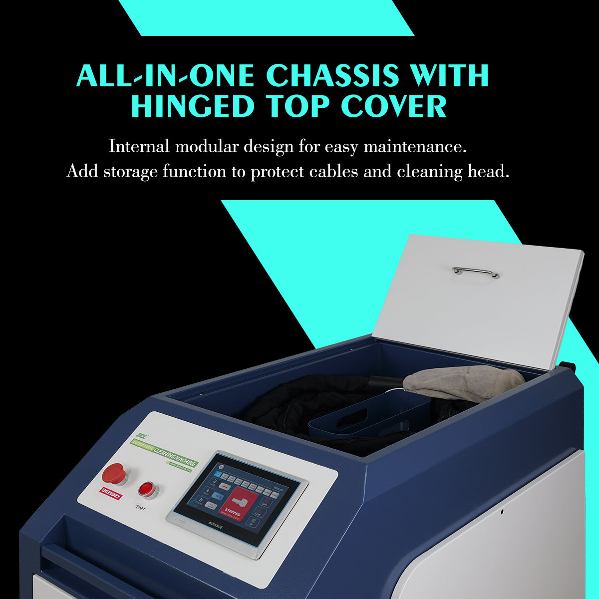 SFX BPC 500W 1000W 2000W Handheld Pulsed Laser Rust Removal for Metal/Wood Oil Painting Coating