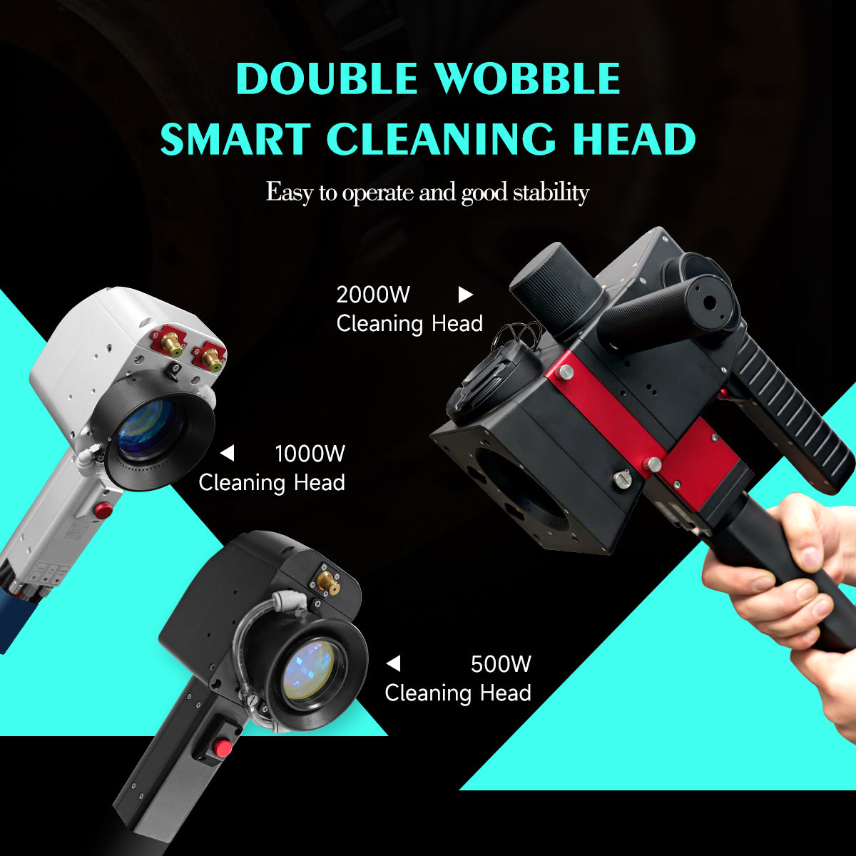 SFX BPC 500W 1000W 2000W Handheld Pulsed Laser Rust Removal for Metal Oil Painting Coating