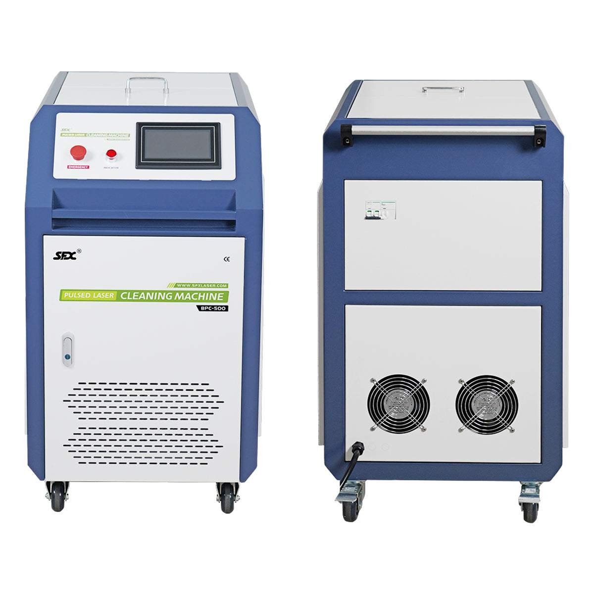 SFX BPC 500W 1000W 2000W Handheld Pulsed Laser Rust Removal for Metal Oil Painting Coating