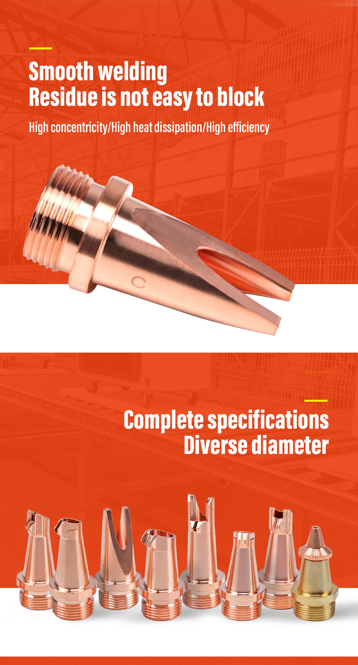 SFX ALW-1200A Air-cooled Portable Laser Welding Machine Copper Nozzle