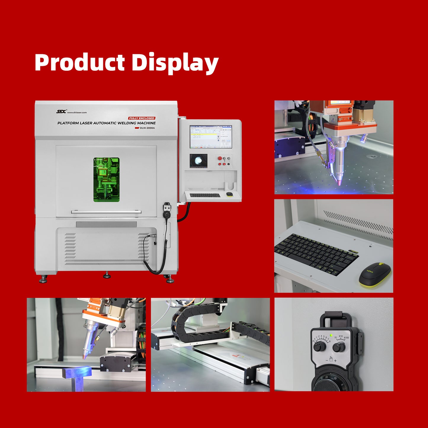 SFX DLW 1500/2000/3000W Enclosed Fiber Laser Welding Machine With Fully Automated Intelligent System Durable and Efficient for Metals and Plastics