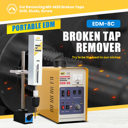 SFX EDM-8C 800W Portable EDM Tap Remover M2-M20 Bolt Drill Removal Spark Eroder Tap Burner Buster