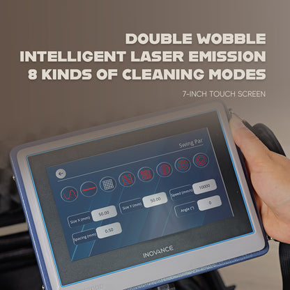 SFX LPC-300/500 Trolleycase Laser Cleaning Machine Portable Air-Cooled Pulsed Laser Rust Remover Paint/Coating Removal Machine for Wood/Metal with IoT Control