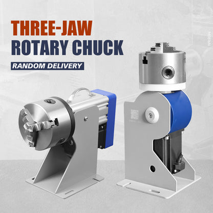 SFX Rotary Axis Rotary Chuck Rotating Shaft D80/D100/D125 with Driver for Laser Marking/Engraving Machine