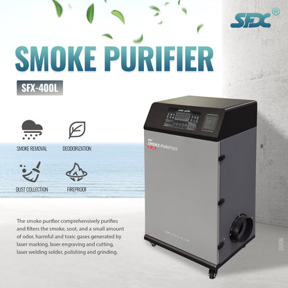 SFX Industrial Laser Soldering Smoke Dust Purify Machine Fume Extractor Air Purifier