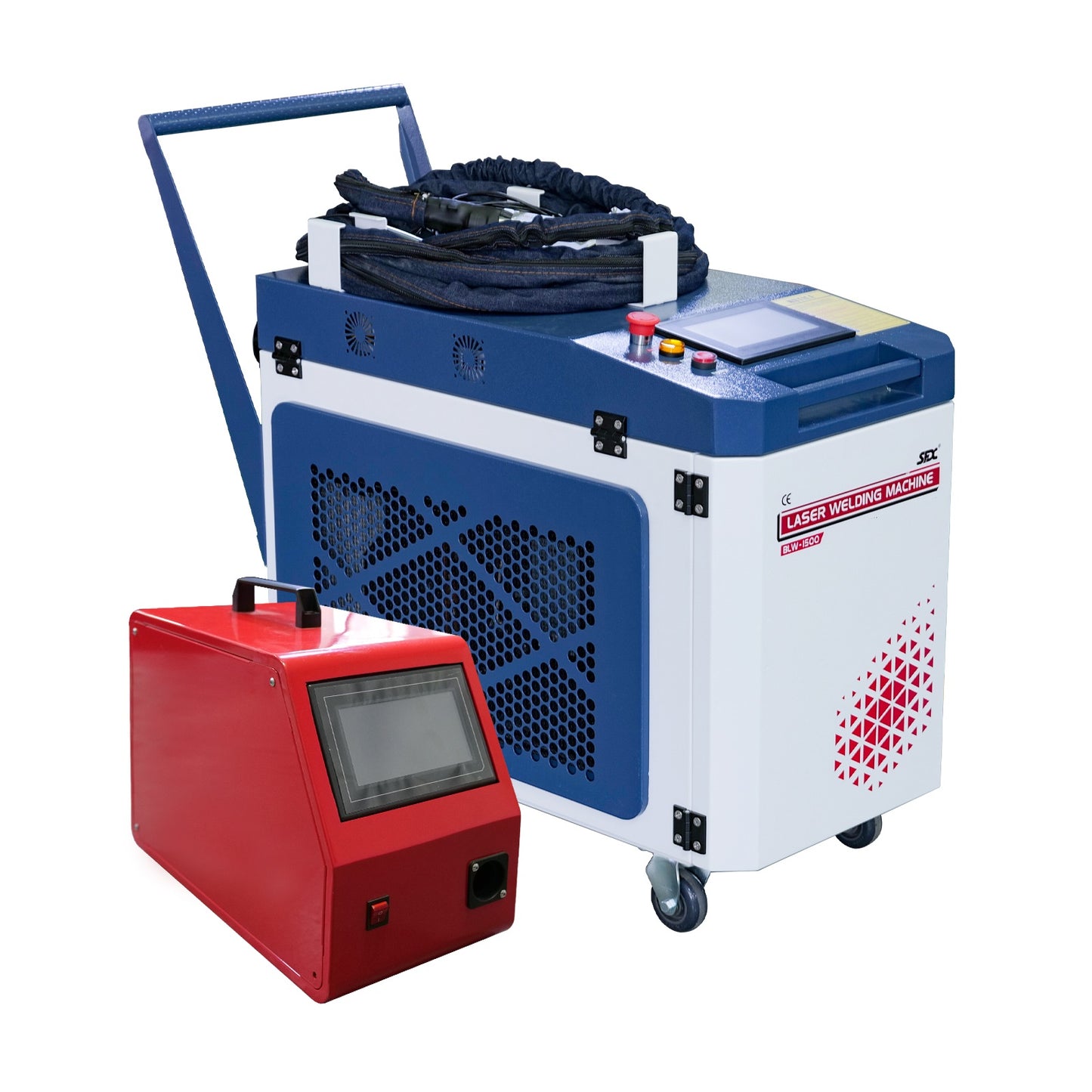 SFX 2-in-1 Handheld BLW 1.5KW-3KW Fiber Laser Welder Laser Welding Machine ＆ Seam Cleaning for Stainless Steel Aluminum Hardware Pipe Tube Plate Welding