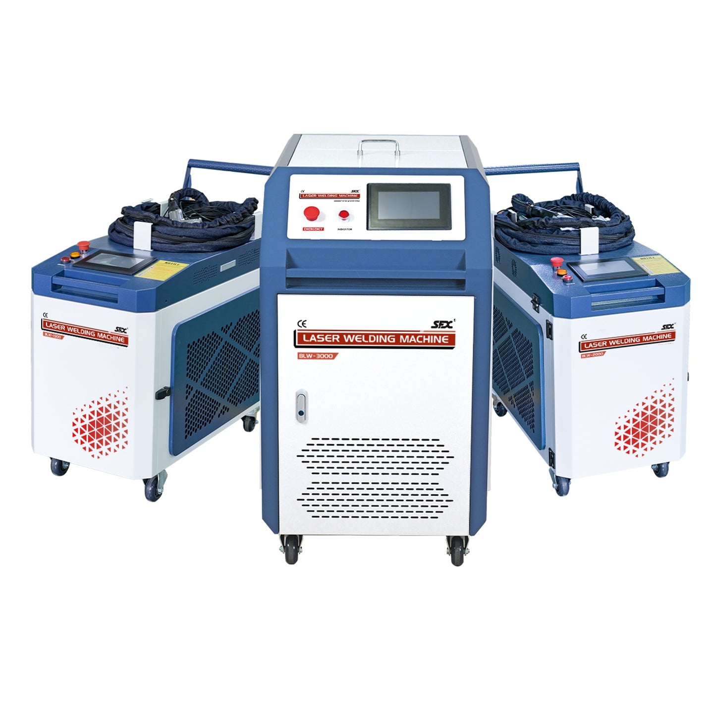 SFX 2-in-1 Handheld BLW 1.5KW-3KW Fiber Laser Welder Laser Welding Machine ＆ Seam Cleaning for Stainless Steel Aluminum Hardware Pipe Tube Plate Welding