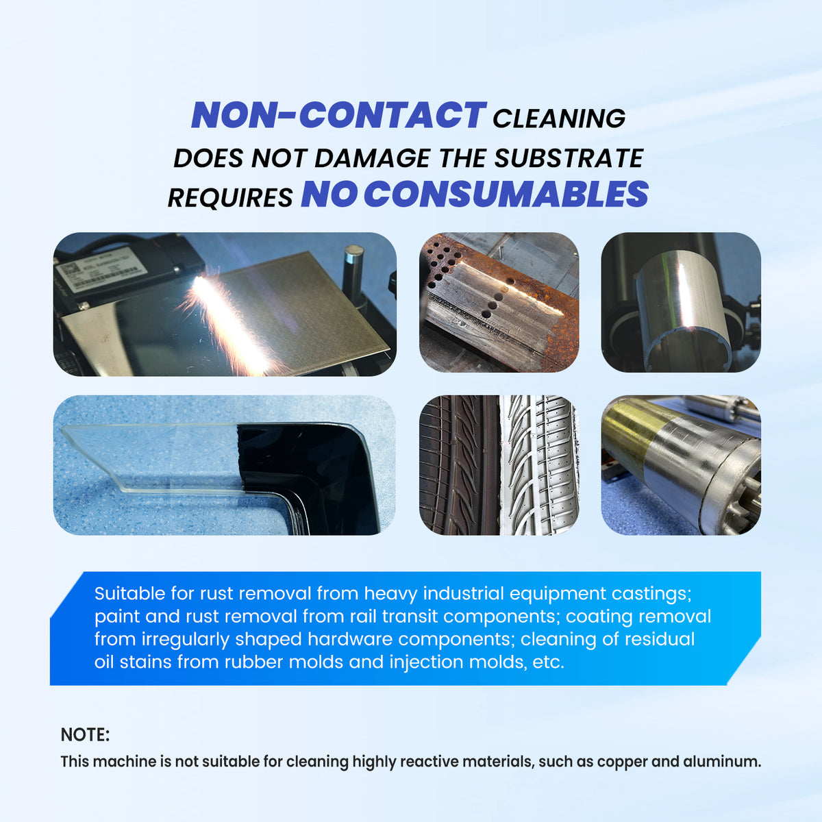SFX RPC-500 Robotic Laser Cleaning Machine 6-Axis Automated Laser Cleaner for Industrial Cleaning