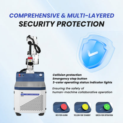 SFX RPC-500 Robotic Laser Cleaning Machine 6-Axis Automated Laser Cleaner for Industrial Cleaning