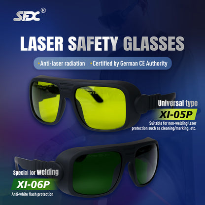 SFX Safety Glasses for Laser Cleaning Protective Glasses Main Protection Wavelength 800-1100nm