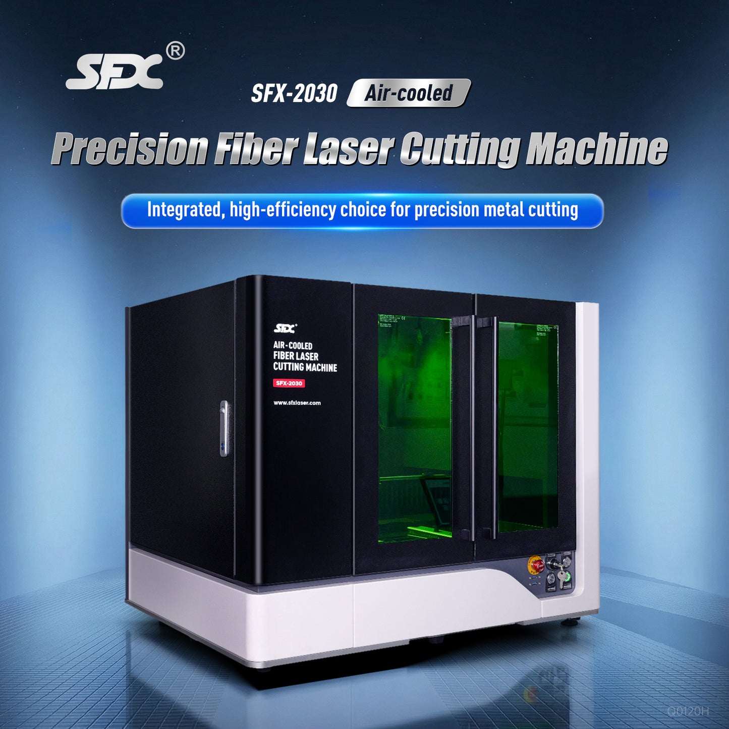 SFX-2030 1200W/1500W/2000W/3000W Air-Cooled Fiber Laser Cutting Machine for Precision Metal Cutting