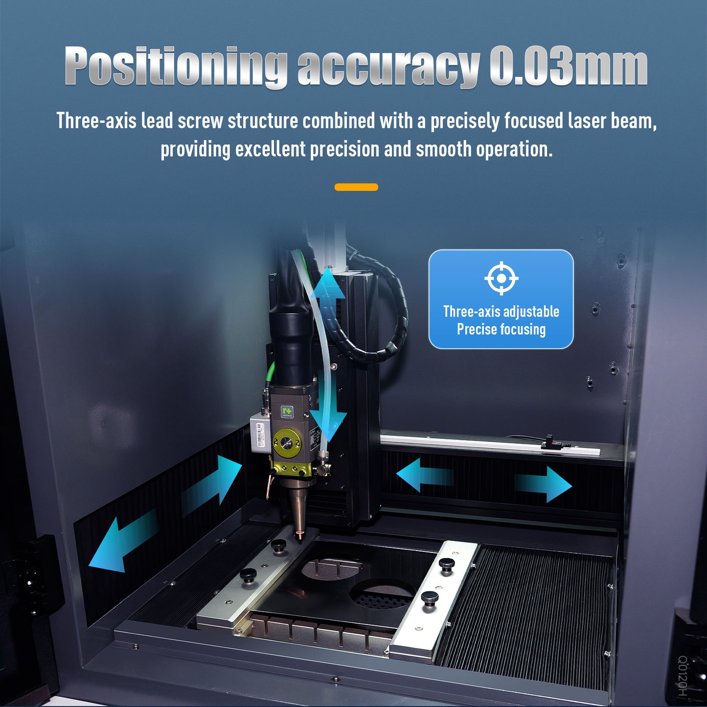 SFX-2030 1200W/1500W/2000W/3000W Air-Cooled Fiber Laser Cutting Machine for Precision Metal Cutting