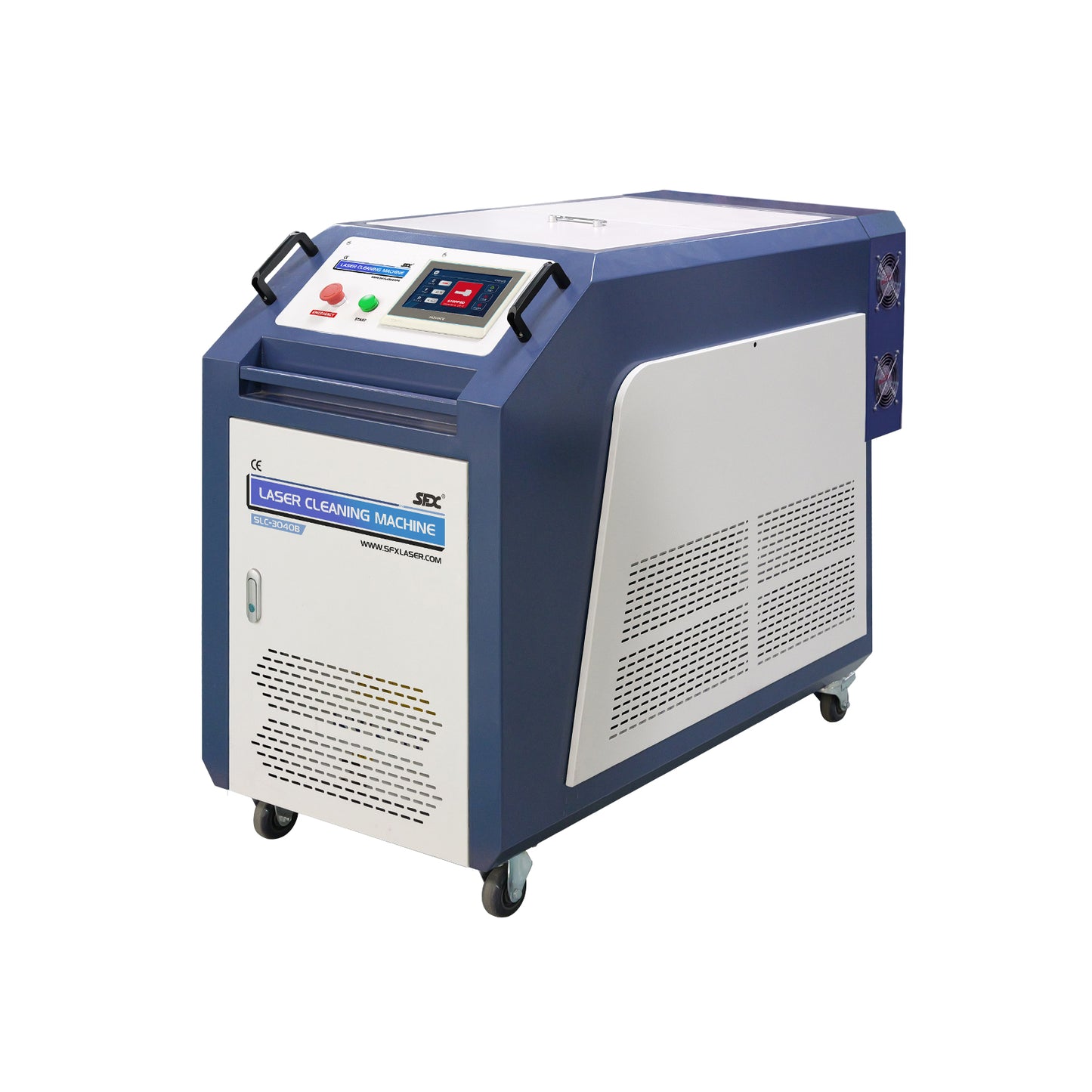 SFX SLC 2000W 3000W IoT Laser Cleaner with Wide 400mm Scan Anti-Freeze Fiber Laser for Rust, Paint, Oil Removal, Industrial-Grade Smart Cleaning Machine