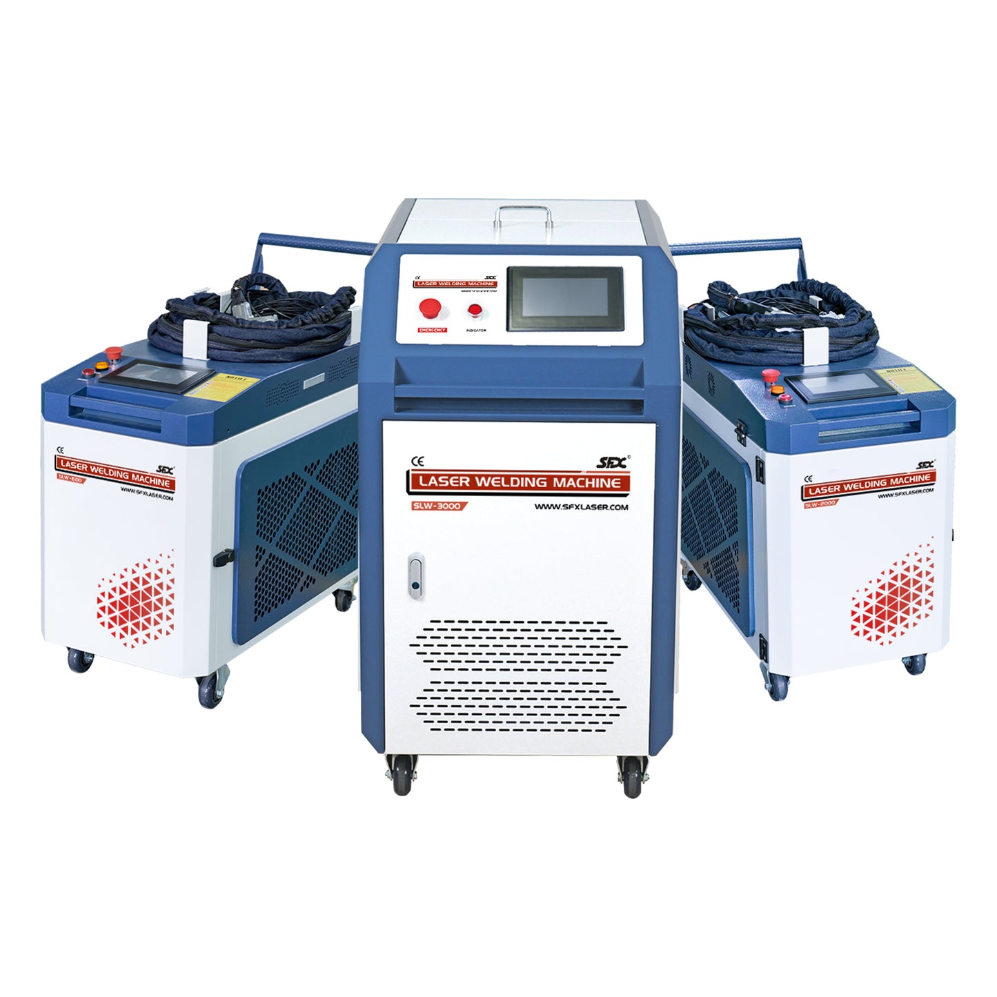 SFX 2-in-1 Handheld SLW 1.5KW-3KW Fiber Laser Welder Laser Welding Machine ＆ Seam Cleaning for Stainless Steel Aluminum Hardware Pipe Tube Plate Welding