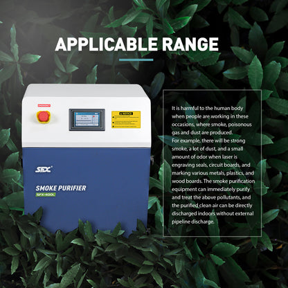SFX-400L Laser Cleaning Machine Smoke Purifier Fume Extractor Fume Purifier for Laser Cleaning Welding Cutting Engraving