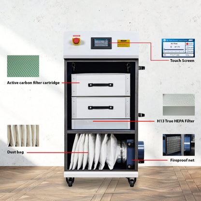 SFX-400L Laser Cleaning Machine Smoke Purifier Fume Extractor Fume Purifier for Laser Cleaning Welding Cutting Engraving