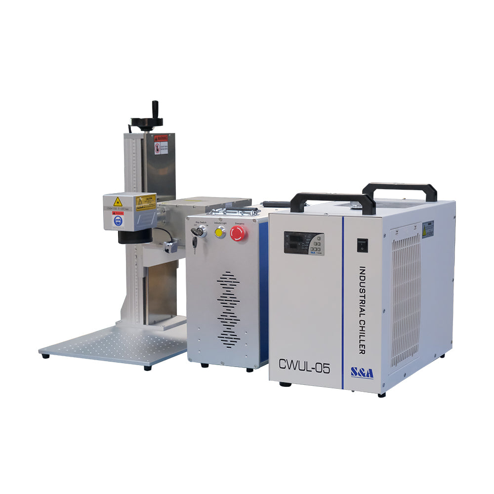 SFX Split 3W/5W/10W/15W JPT UV/Ultraviolet Laser Engraver Laser Marking Machine Engraving Marker with S＆A Water Chiller
